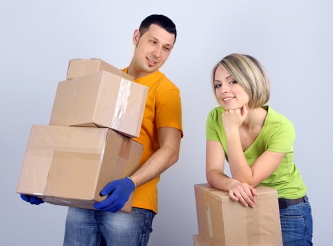Packing and transporting office furniture during a Catford move