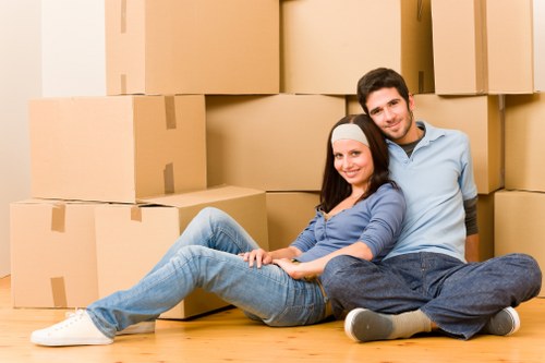 Business inventory kept safely in a Catford storage space