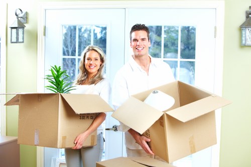 Unpacking and settling into a new flat after moving in Catford